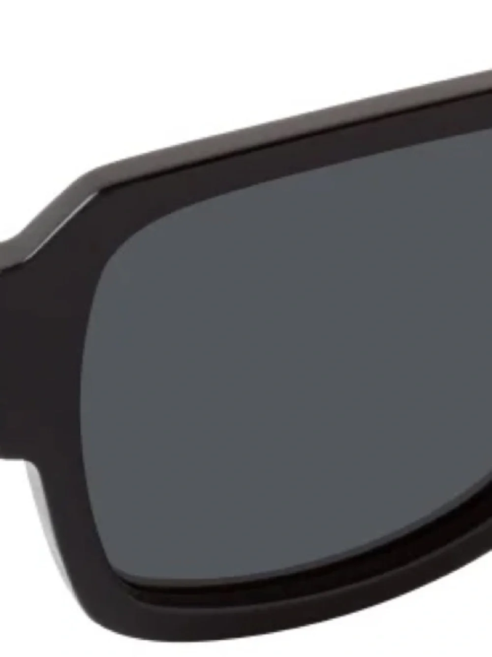 Authentic Prada SPR22Y 1AB-0S0 Sunglasses  Black Aviator Gray Lens Made in Italy